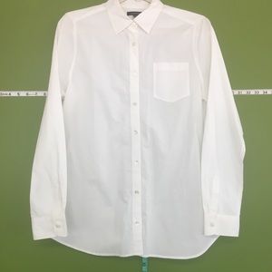 Land’s End Oxford collared shirt - white 10
